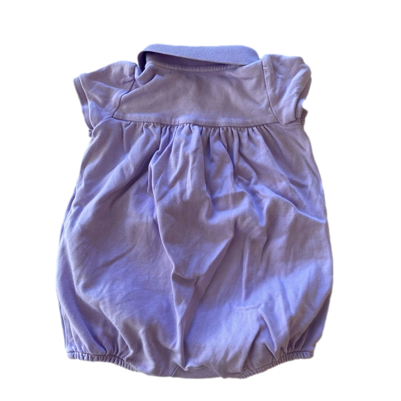 Baby Girl's Polo Pony Bubble Shortalls 9 m - Picture 2 of 6